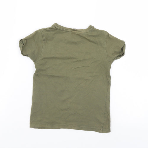 George Boys Green   Basic T-Shirt Size 5-6 Years