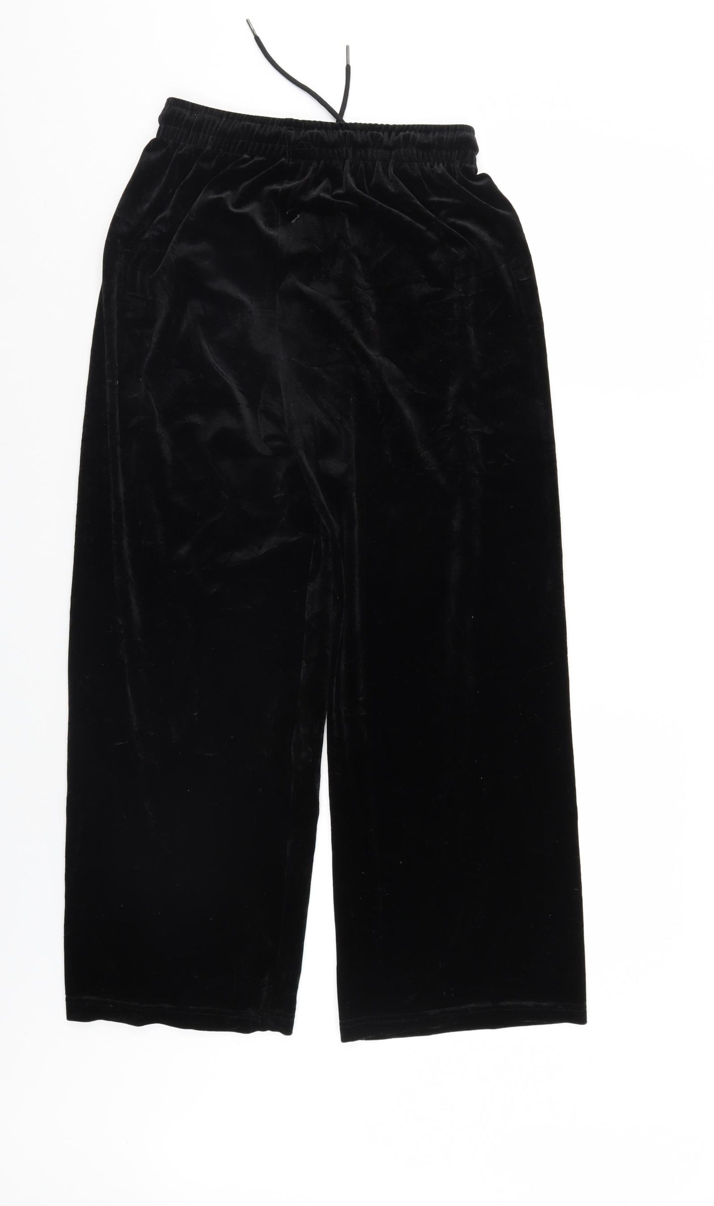 Preworn Womens Black   Trousers  Size 14 L26 in - Elastic Waist