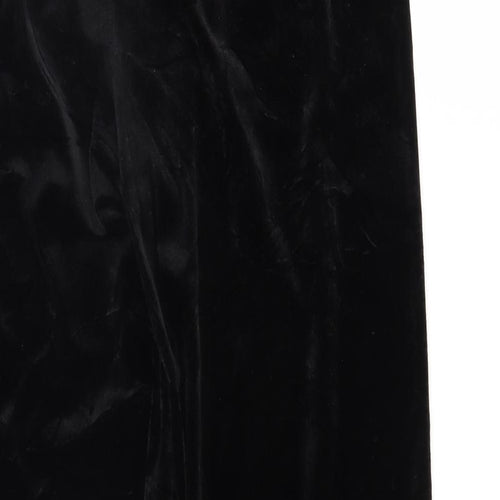 Preworn Womens Black   Trousers  Size 14 L26 in - Elastic Waist