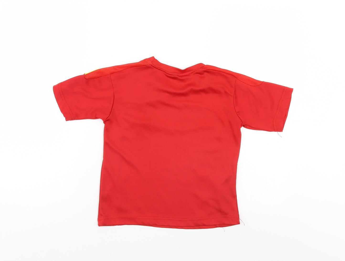 Sport Boys Red   Basic Casual Size 6 Years  - Football Top