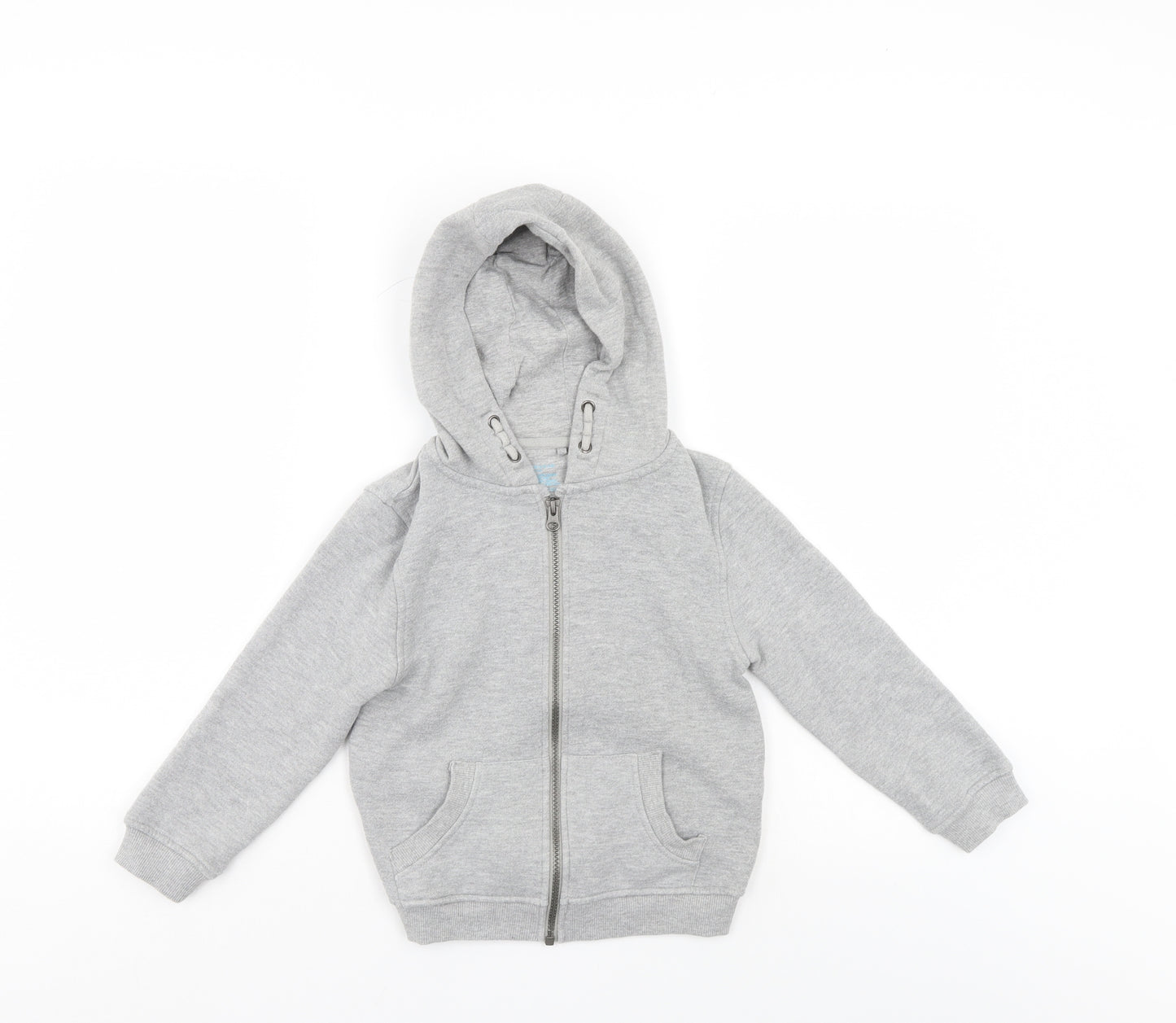 Primark Girls Grey   Full Zip Hoodie Size 6-7 Years