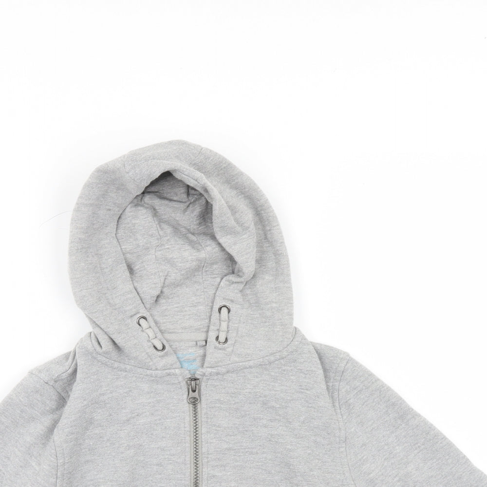 Primark Girls Grey   Full Zip Hoodie Size 6-7 Years