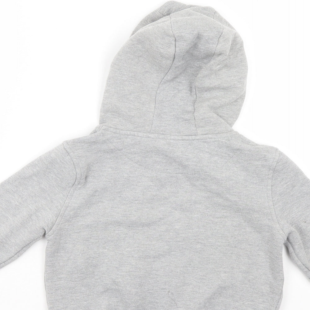 Primark Girls Grey   Full Zip Hoodie Size 6-7 Years