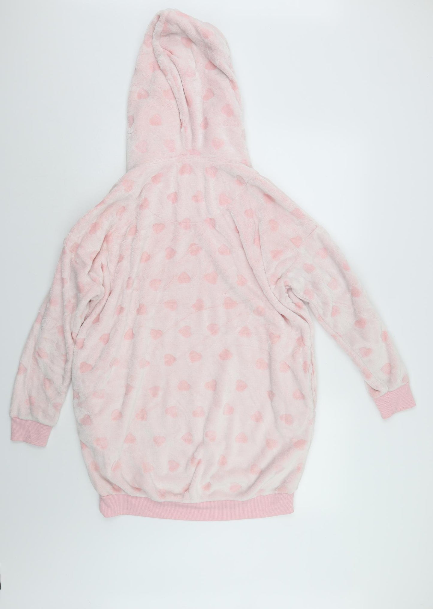 TU Womens Pink Polka Dot   Pyjama Top Size M  - Pyjama Hoodie