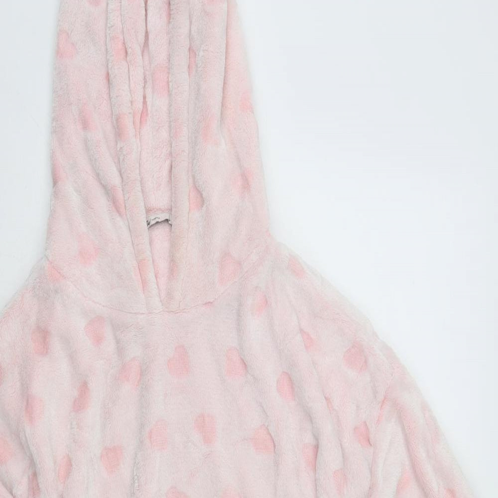 TU Womens Pink Polka Dot   Pyjama Top Size M  - Pyjama Hoodie