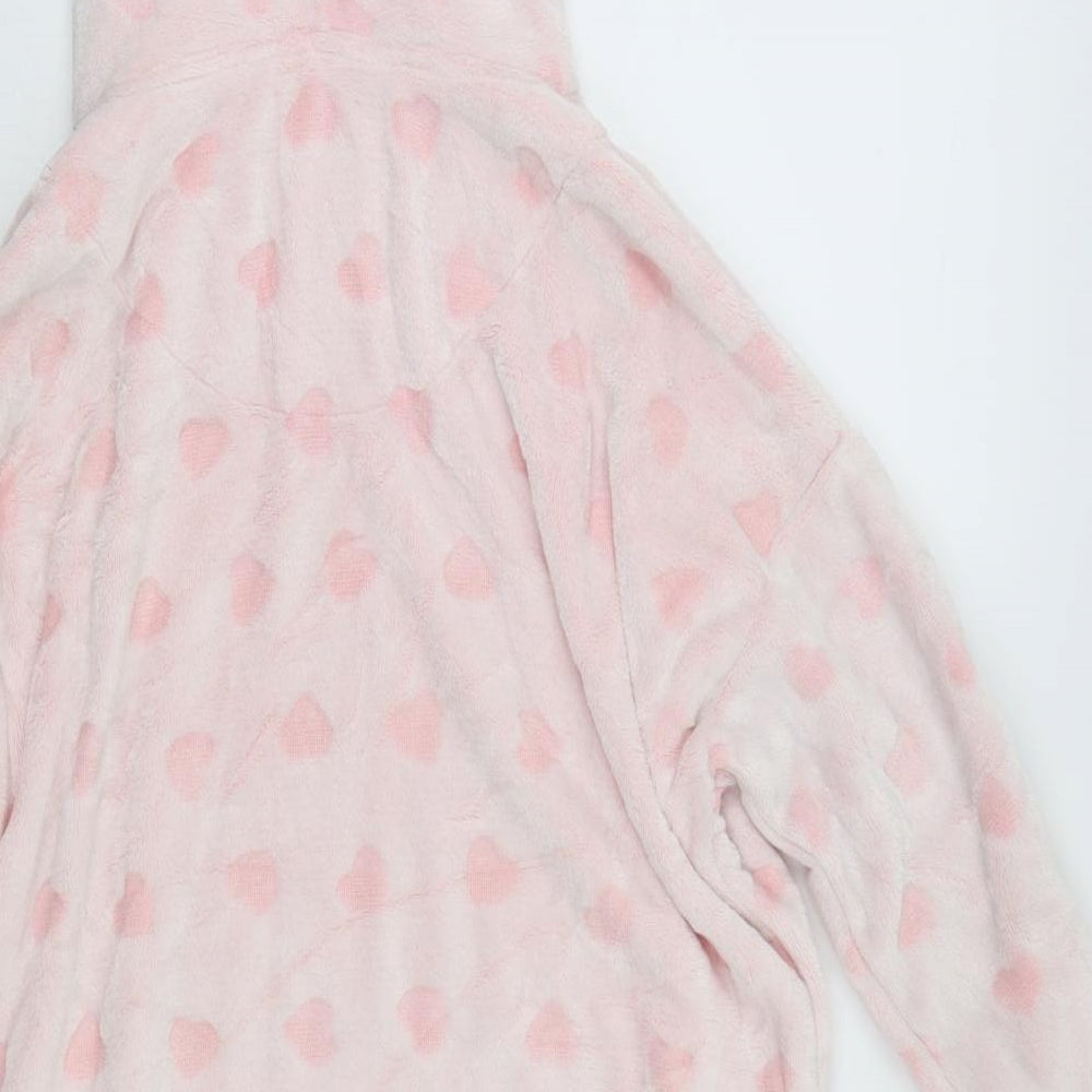 TU Womens Pink Polka Dot   Pyjama Top Size M  - Pyjama Hoodie