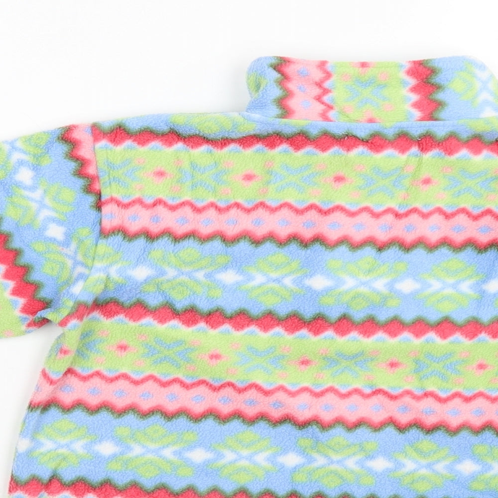 Active Girls Multicoloured Geometric  Pullover Jumper Size 5-6 Years