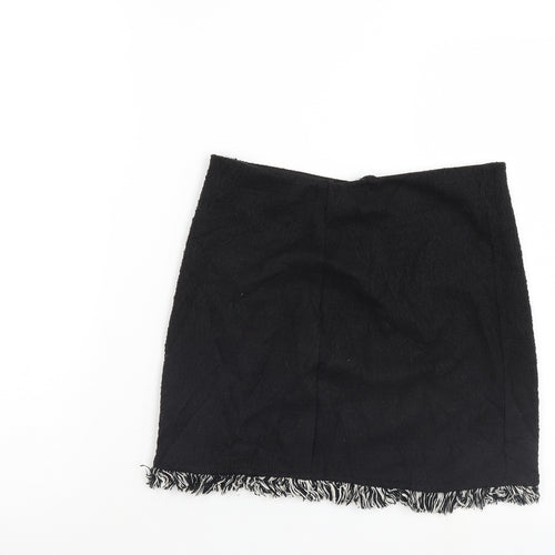 Preworn Womens Black   Mini Skirt