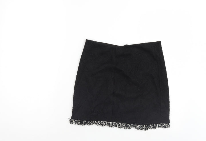 Preworn Womens Black Mini Skirt