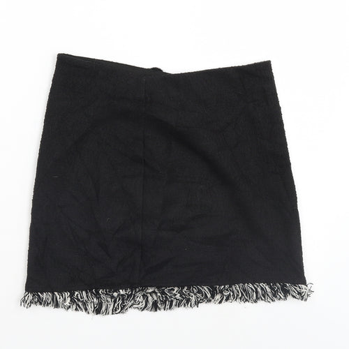 Preworn Womens Black   Mini Skirt