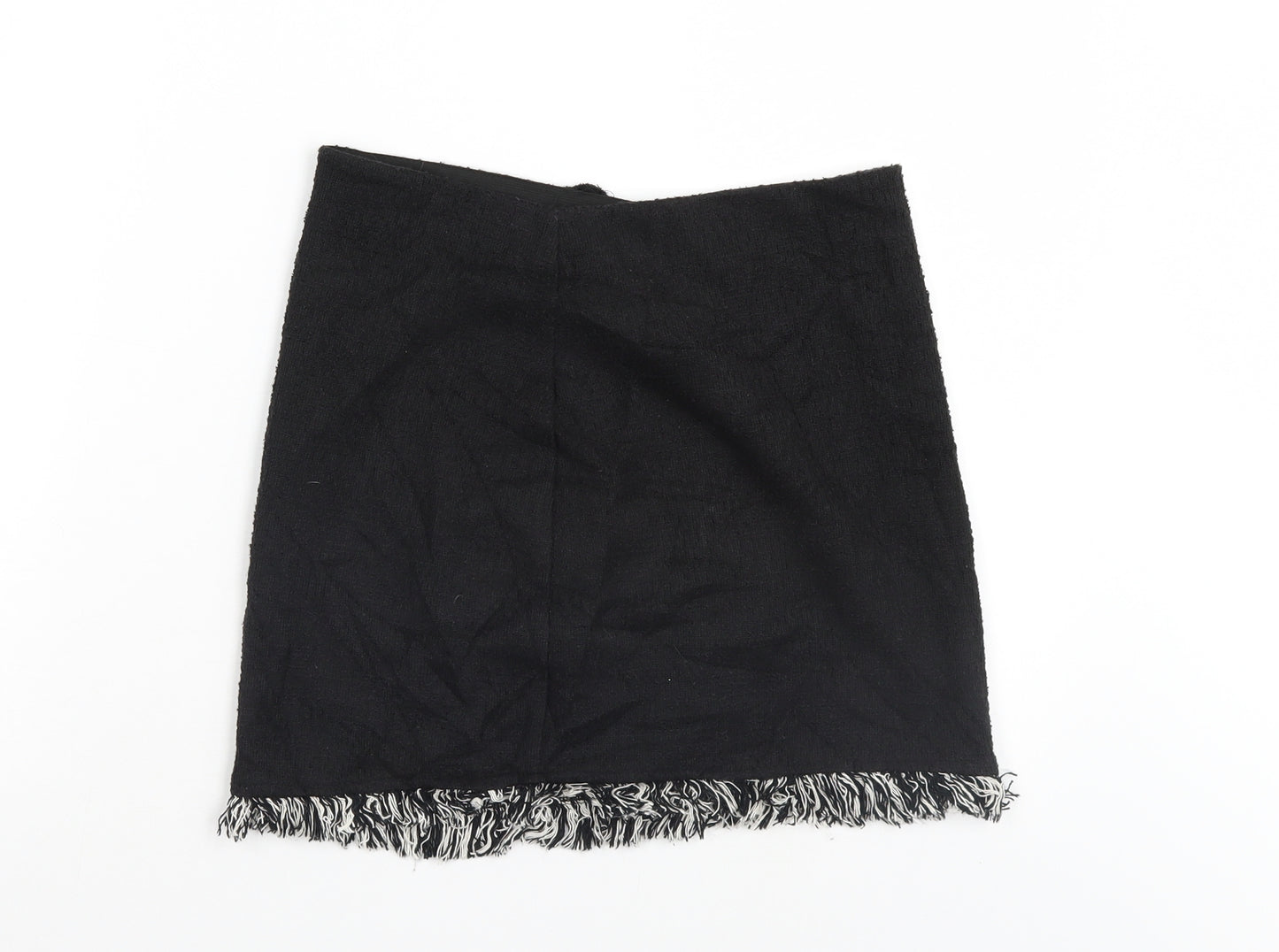 Preworn Womens Black   Mini Skirt