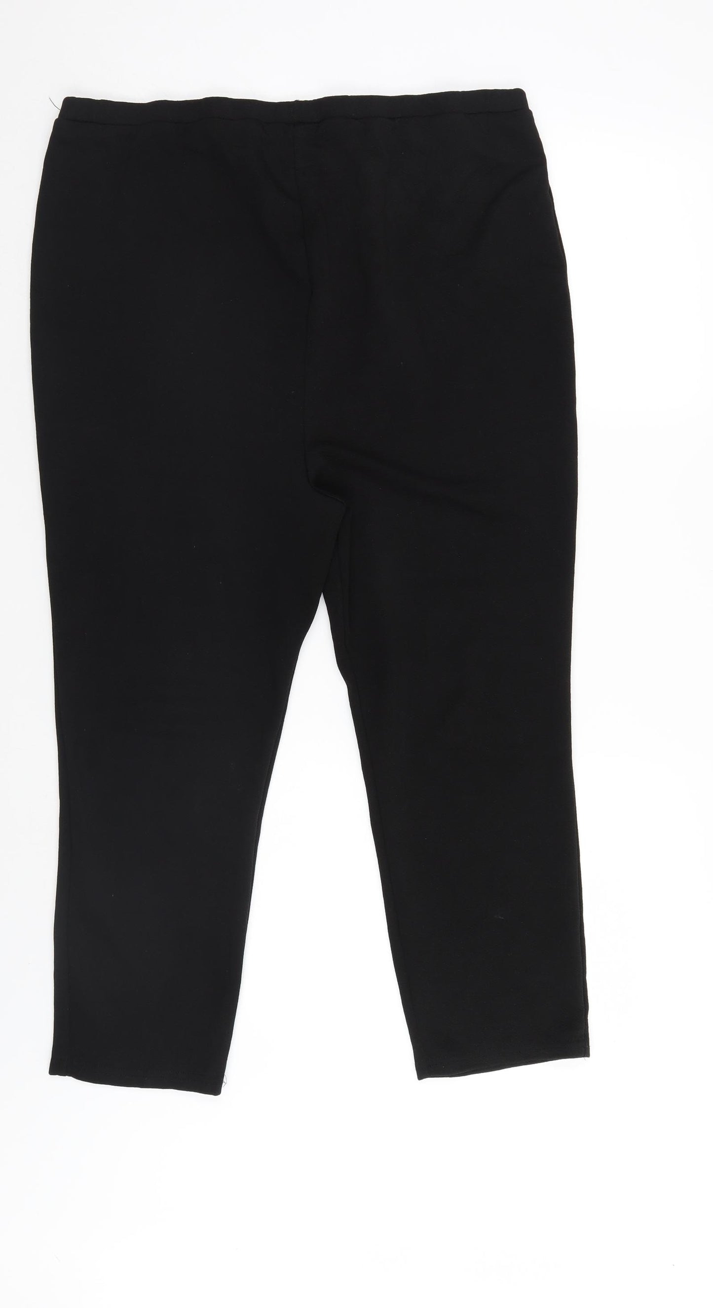 SheIn Womens Black   Cropped Trousers Size 16 L23 in