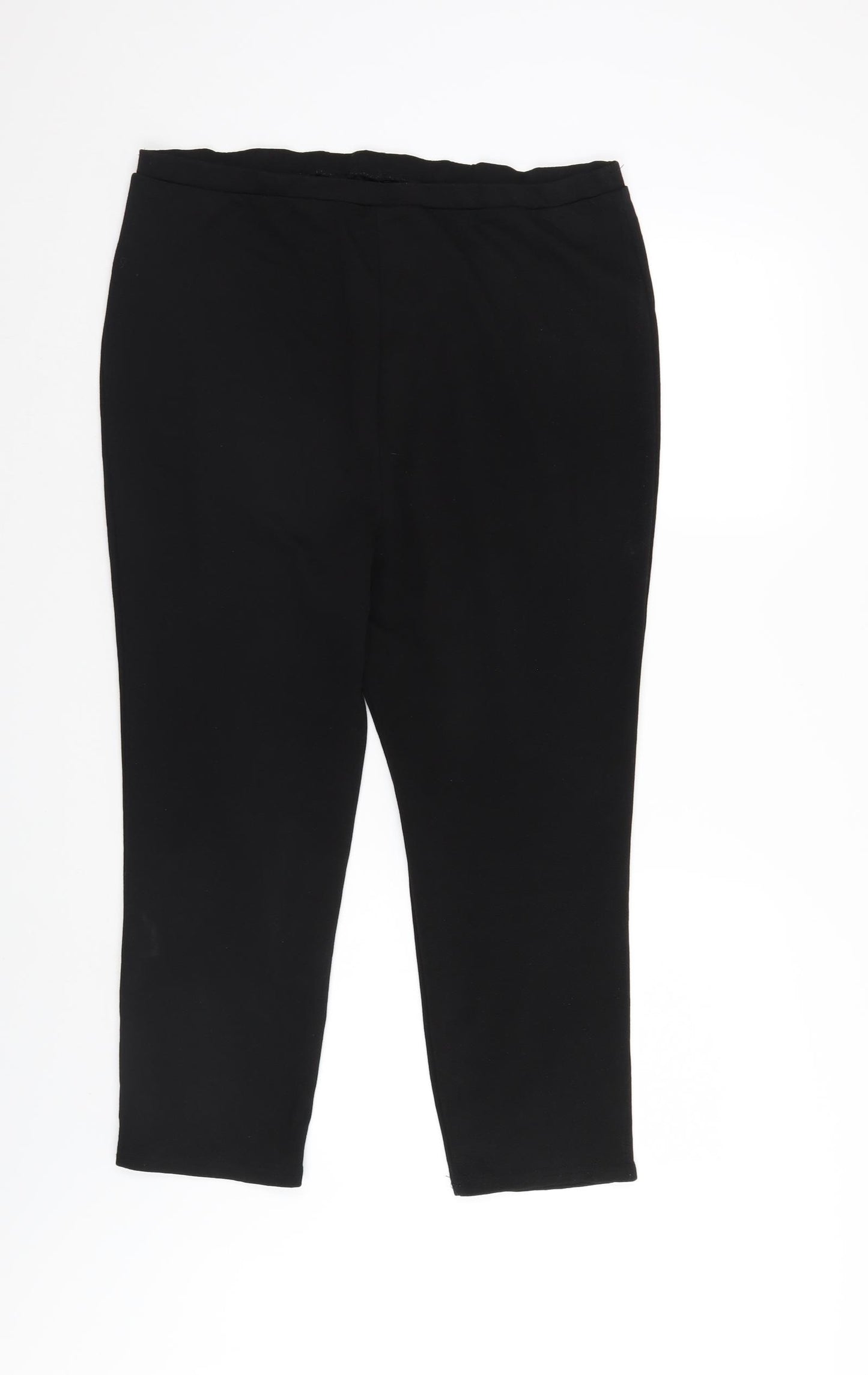SheIn Womens Black   Cropped Trousers Size 16 L23 in