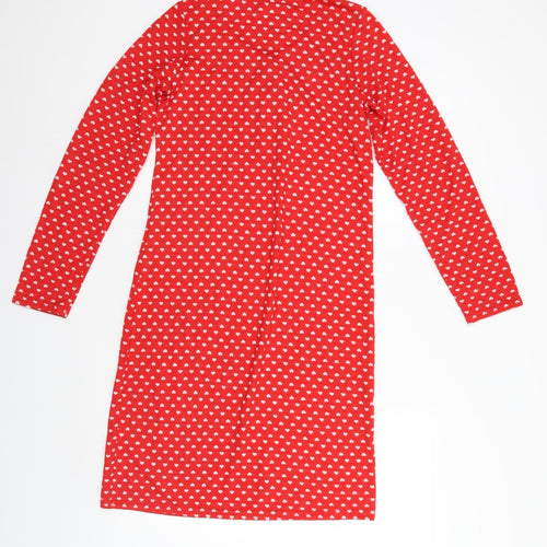 Perfect DreamRED Womens Red Polka Dot   Dress Size 6