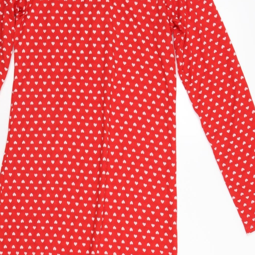 Perfect DreamRED Womens Red Polka Dot   Dress Size 6
