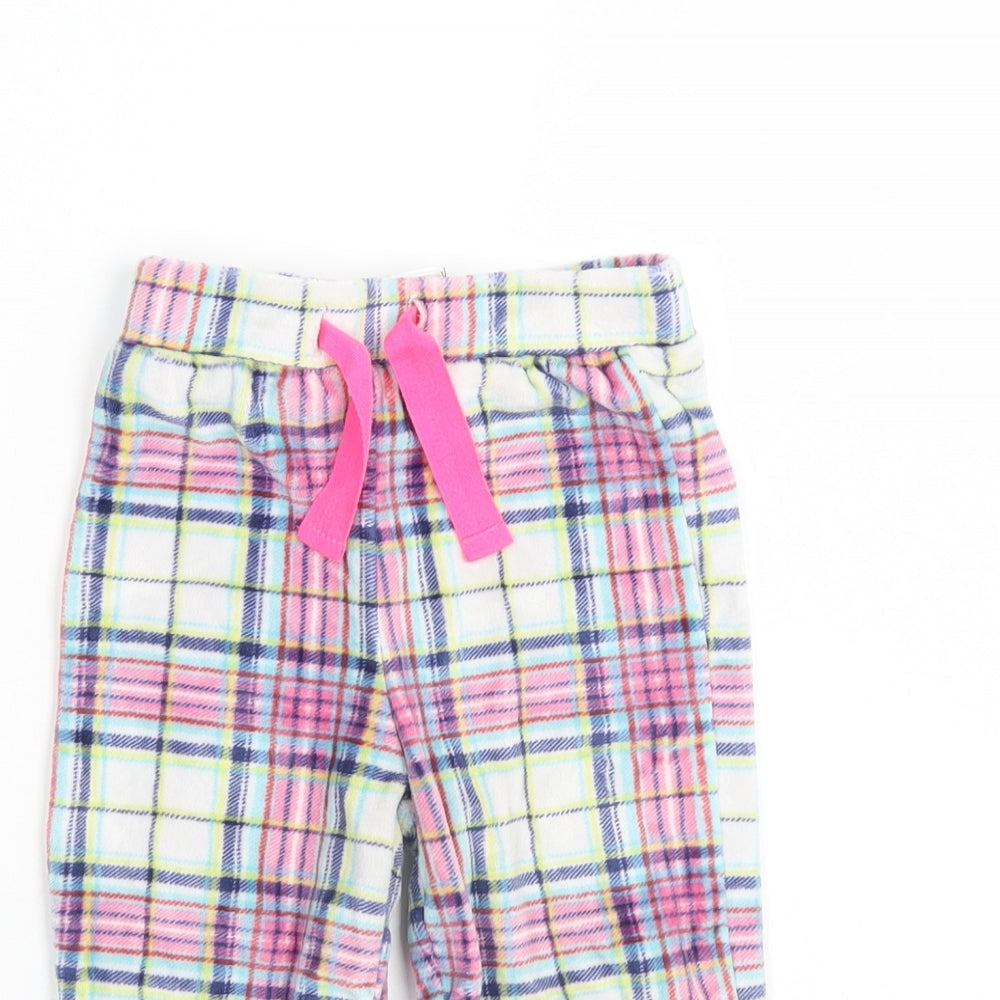 NEXT Girls Multicoloured Check   Pyjama Pants Size 18-24 Months