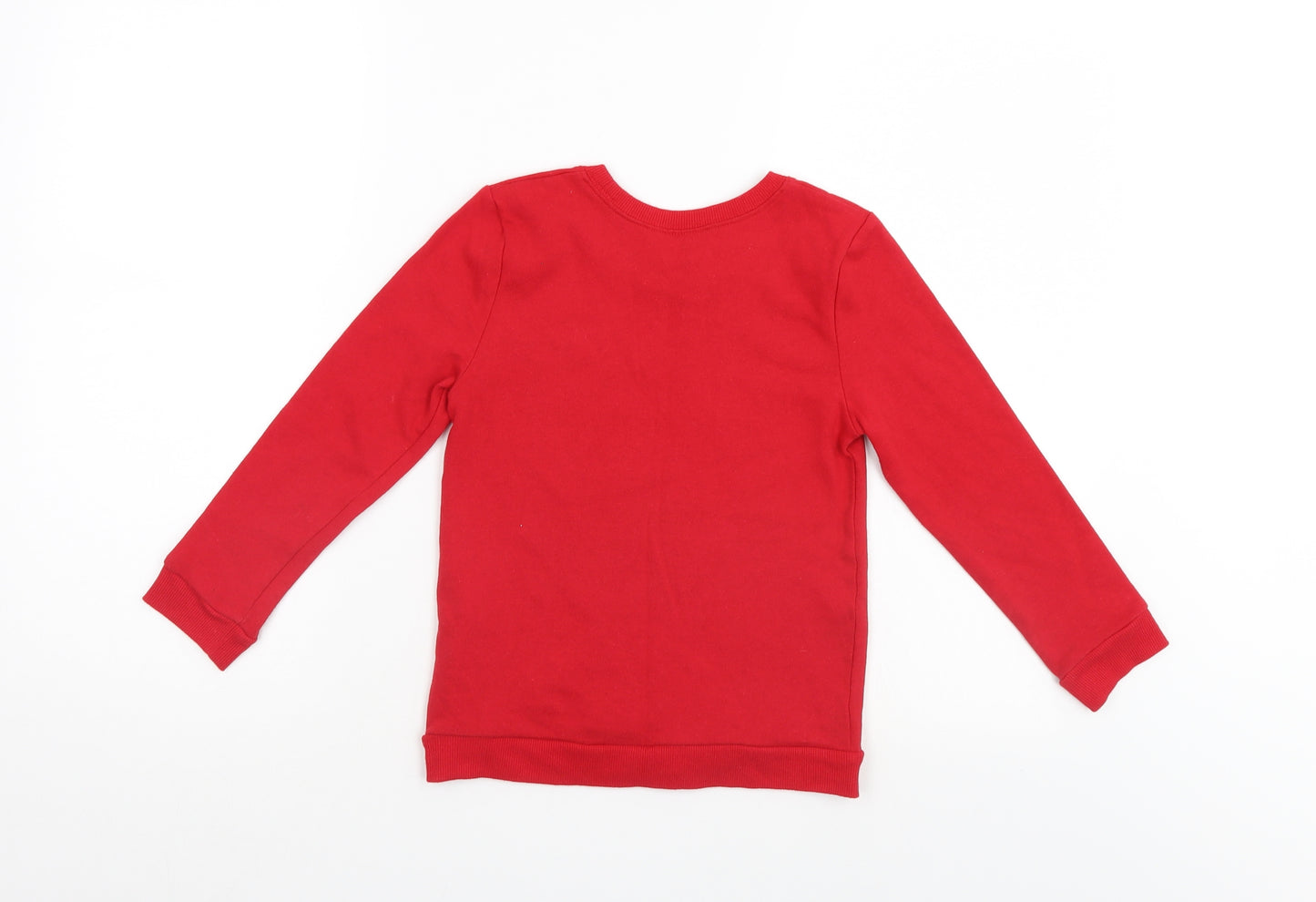 Avon Girls Red   Pullover Jumper Size 7-8 Years  - Christmas