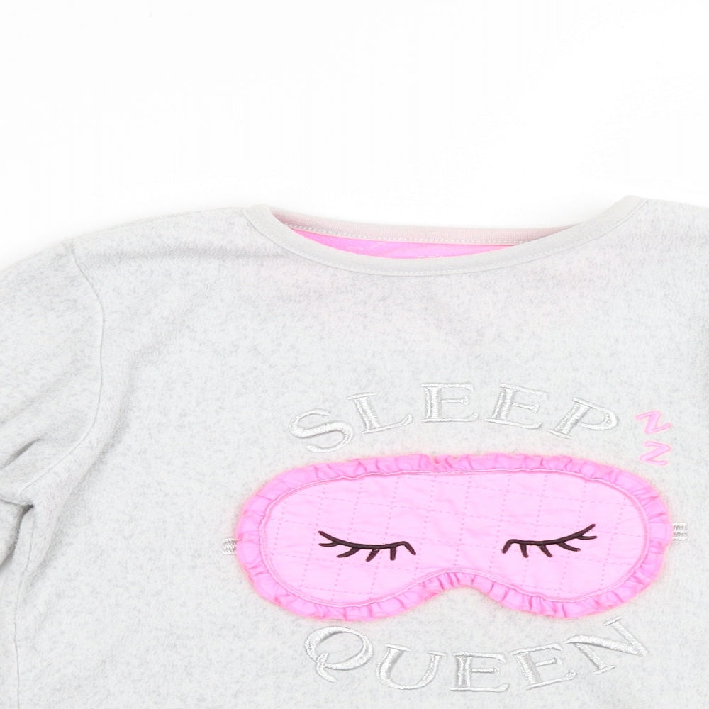 Primark Girls Grey    Pyjama Top Size 9-10 Years