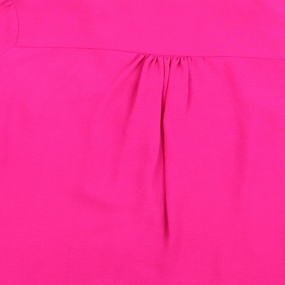 George Womens Pink   Basic Blouse Size 16