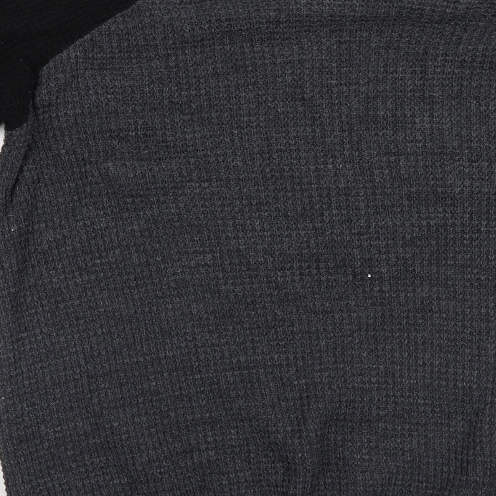Be Jelous Womens Grey   Pullover Jumper Size L