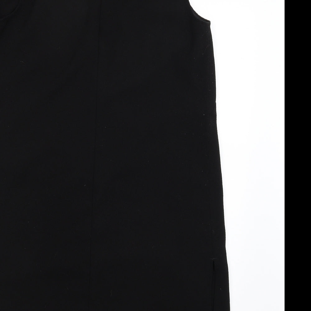 M&S Womens Black   Gilet Coatigan Size 12