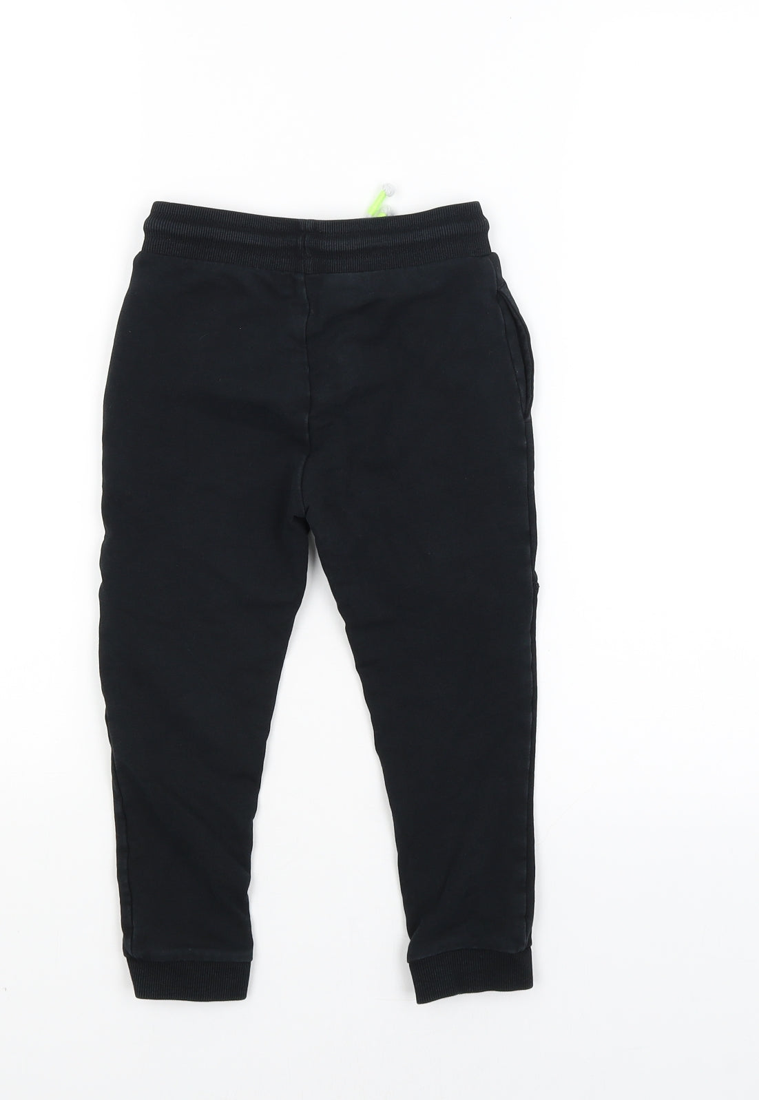George Boys Black   Jogger Trousers Size 4-5 Years