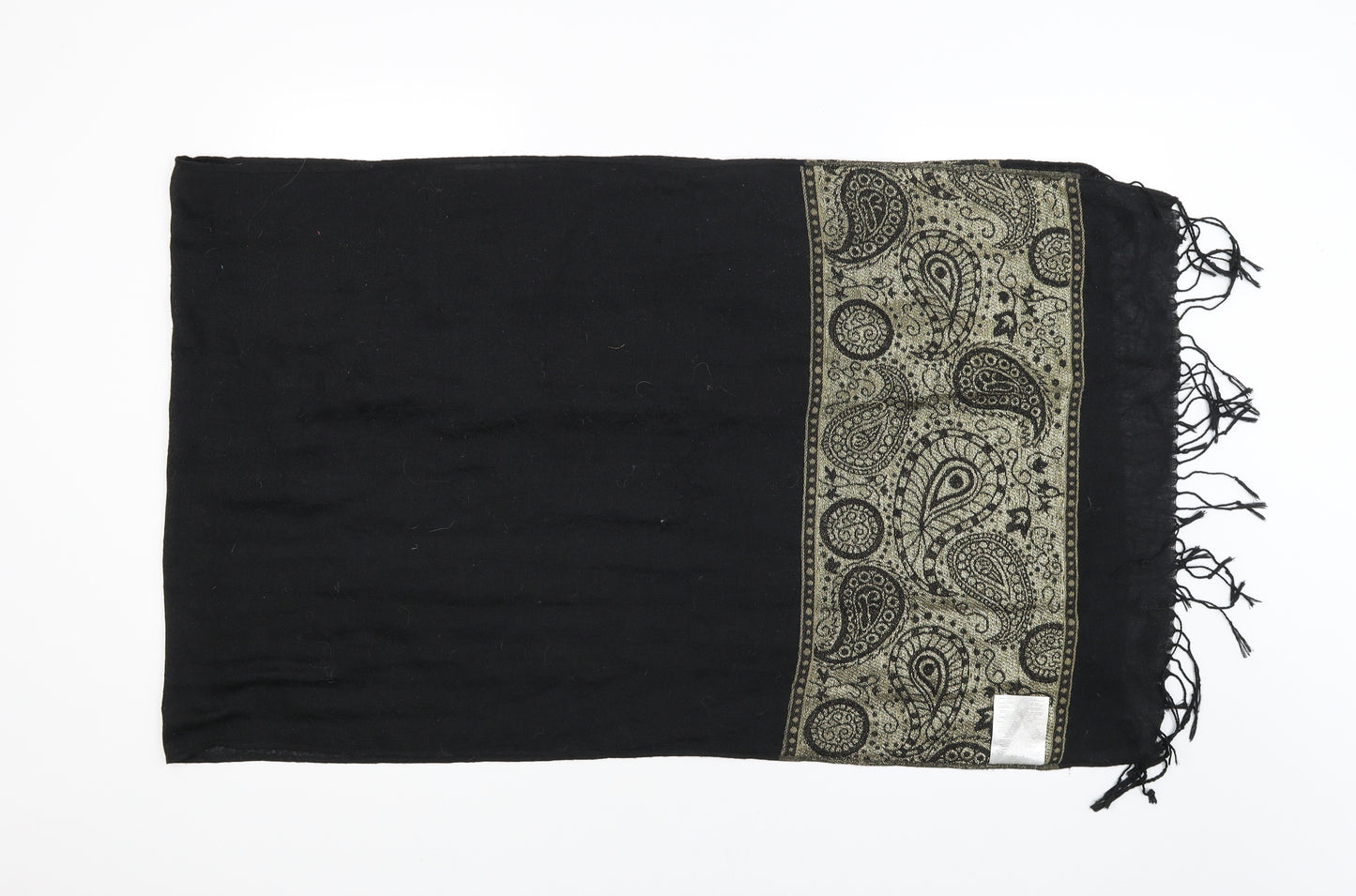 Avon Womens Black Paisley   Shawl/Wrap