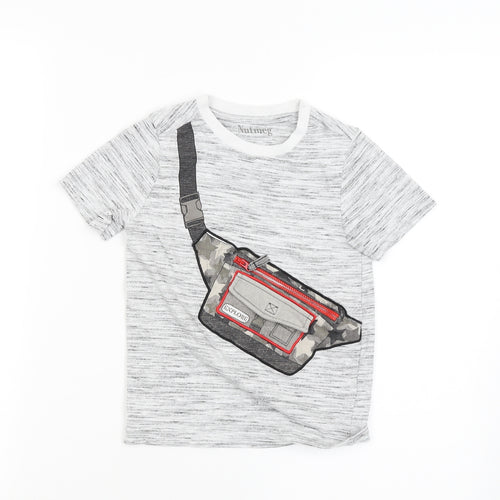 Nutmeg Boys Grey   Pullover Jumper Size 4-5 Years