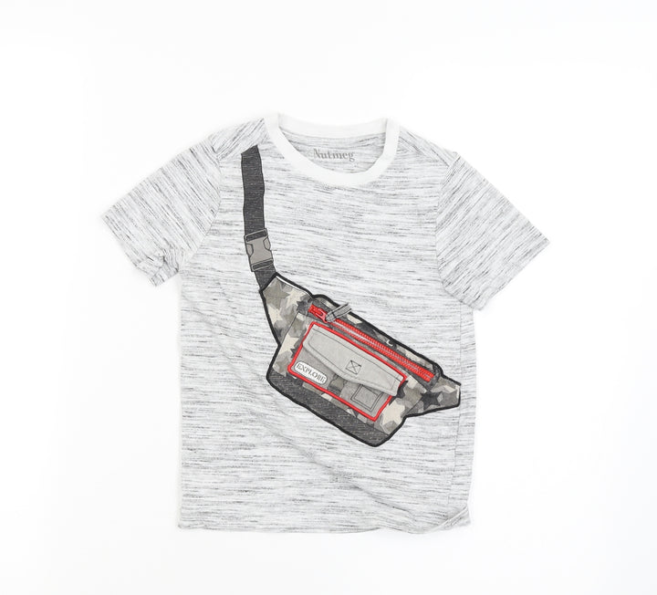 Nutmeg Boys Grey Pullover Jumper Size 4-5 Years