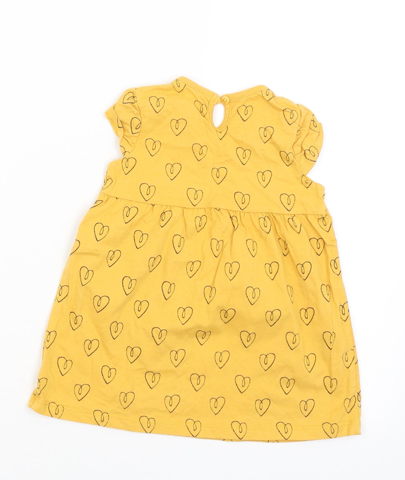 George Girls Yellow   A-Line  Size 9-12 Months