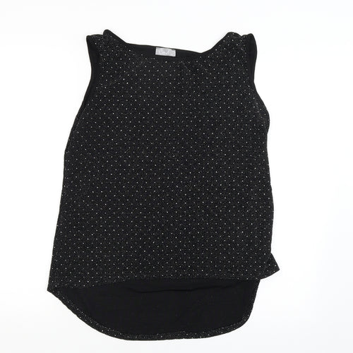 candi Womens Black   Basic Blouse Size 14