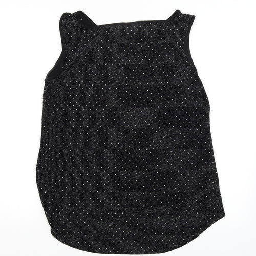candi Womens Black   Basic Blouse Size 14