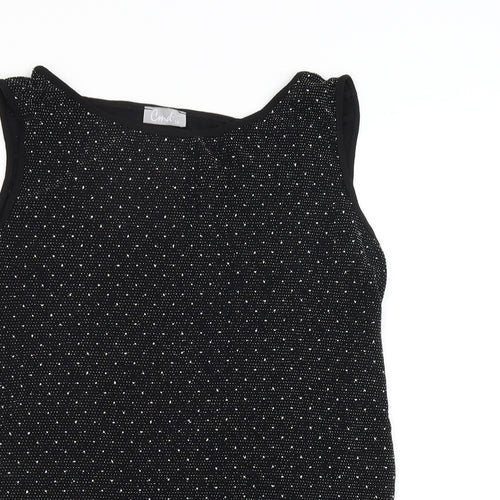 candi Womens Black   Basic Blouse Size 14