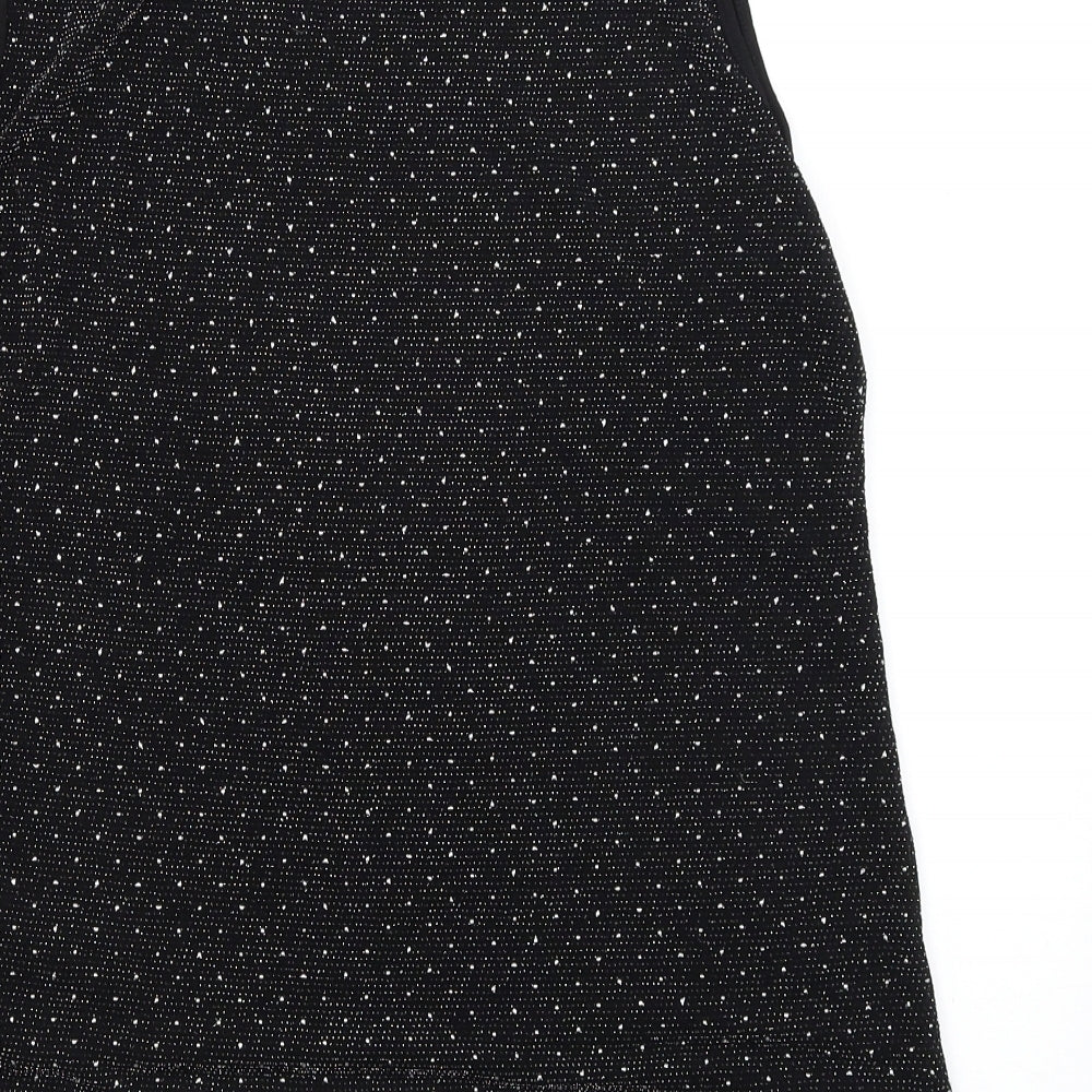 candi Womens Black   Basic Blouse Size 14