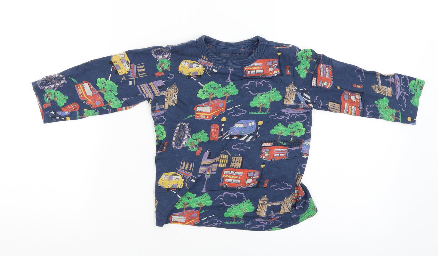 NEXT Boys Blue   Babydoll Pyjama Top Size 18-24 Months