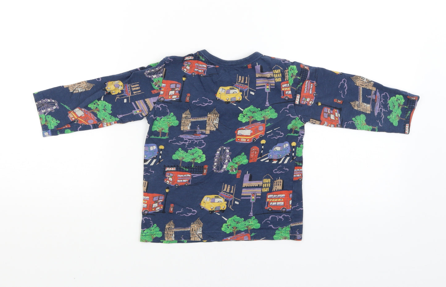 NEXT Boys Blue   Babydoll Pyjama Top Size 18-24 Months