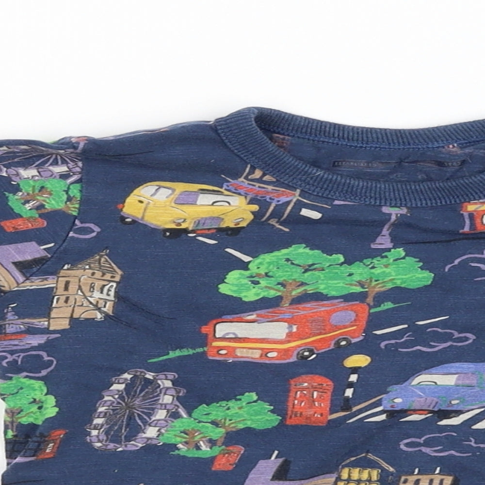 NEXT Boys Blue   Babydoll Pyjama Top Size 18-24 Months