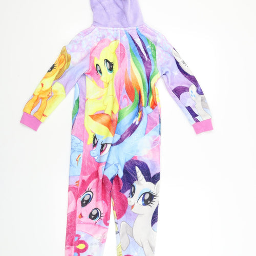 My Little Pony Girls Multicoloured Solid  Cami One Piece Size 6-7 Years