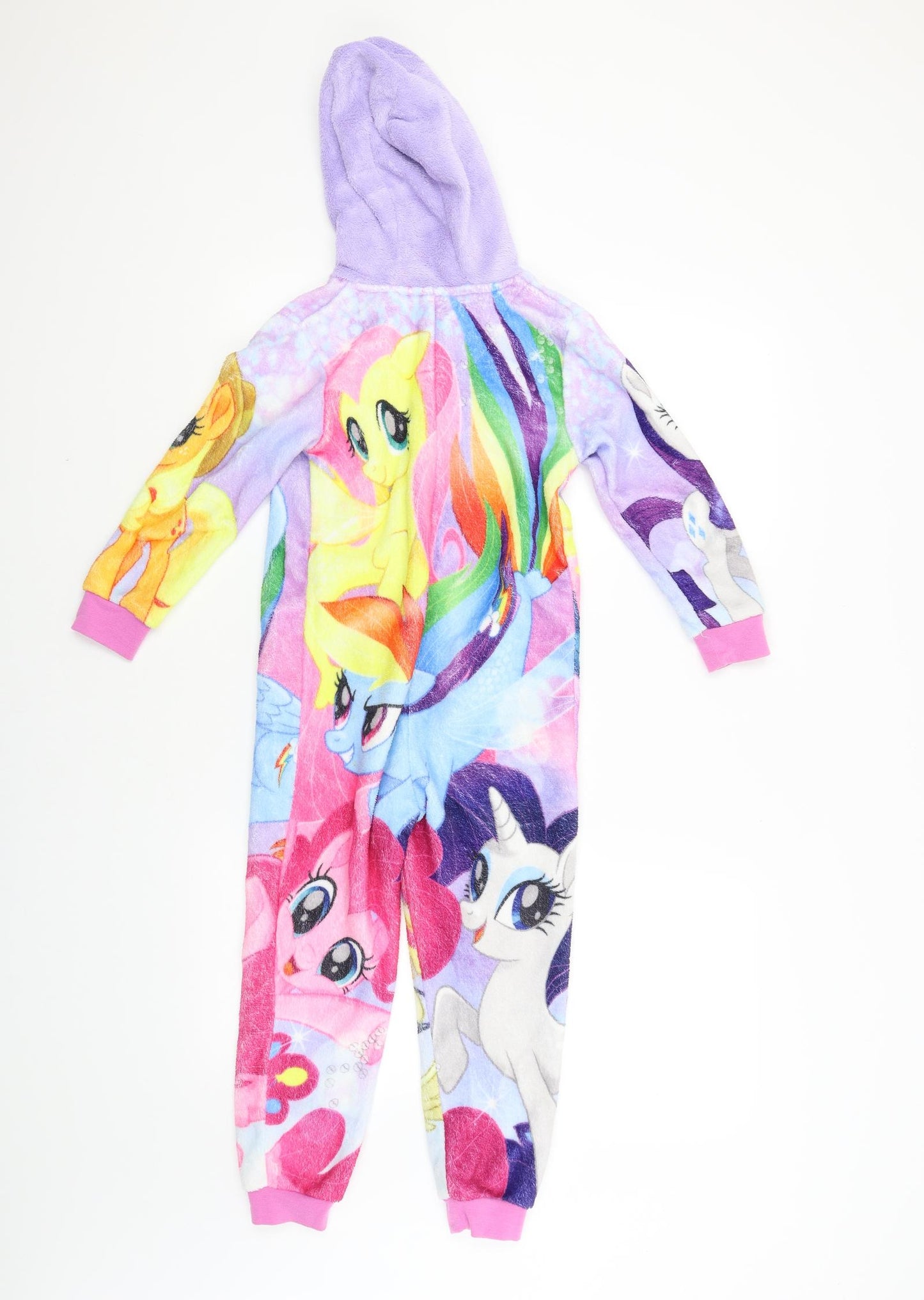 My Little Pony Girls Multicoloured Solid  Cami One Piece Size 6-7 Years