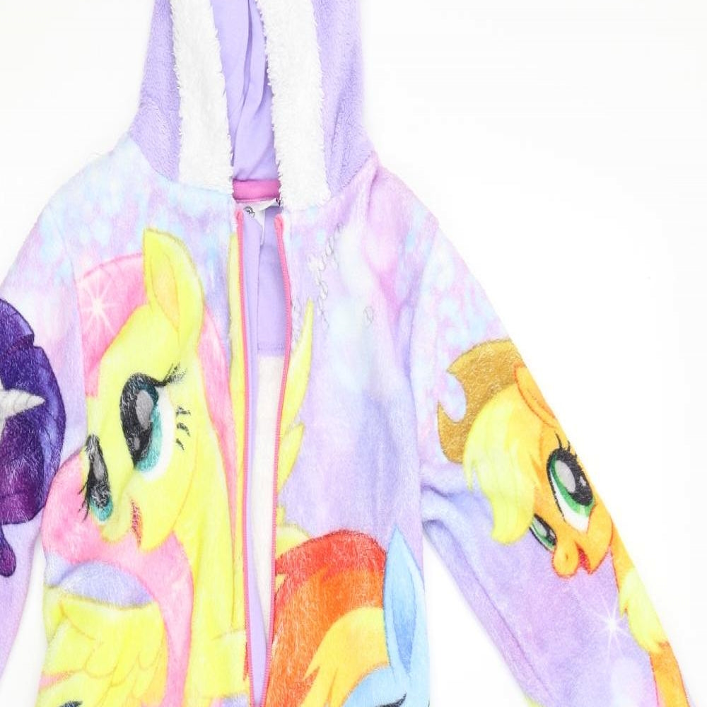 My Little Pony Girls Multicoloured Solid  Cami One Piece Size 6-7 Years