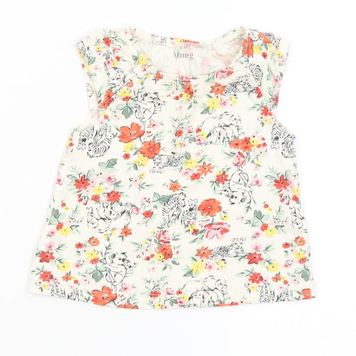 Nutmeg Girls White   Tank Dress  Size 6-9 Months