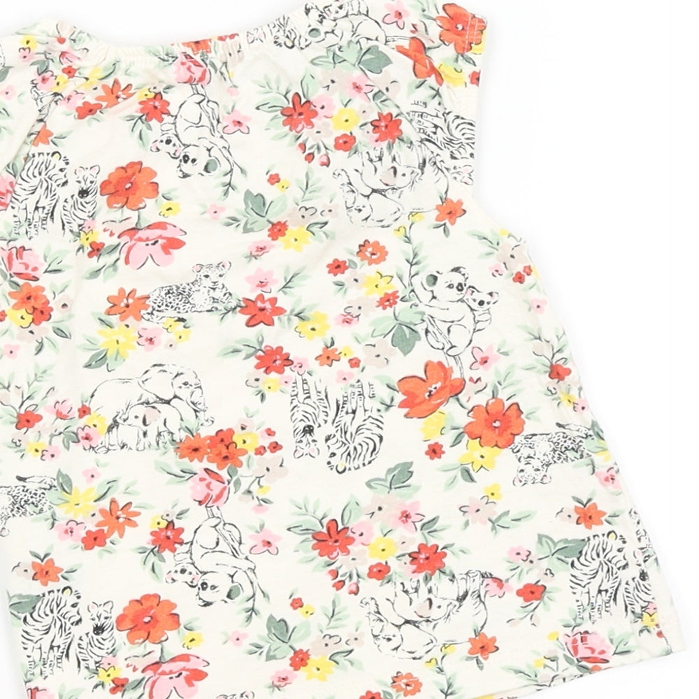 Nutmeg Girls White   Tank Dress  Size 6-9 Months