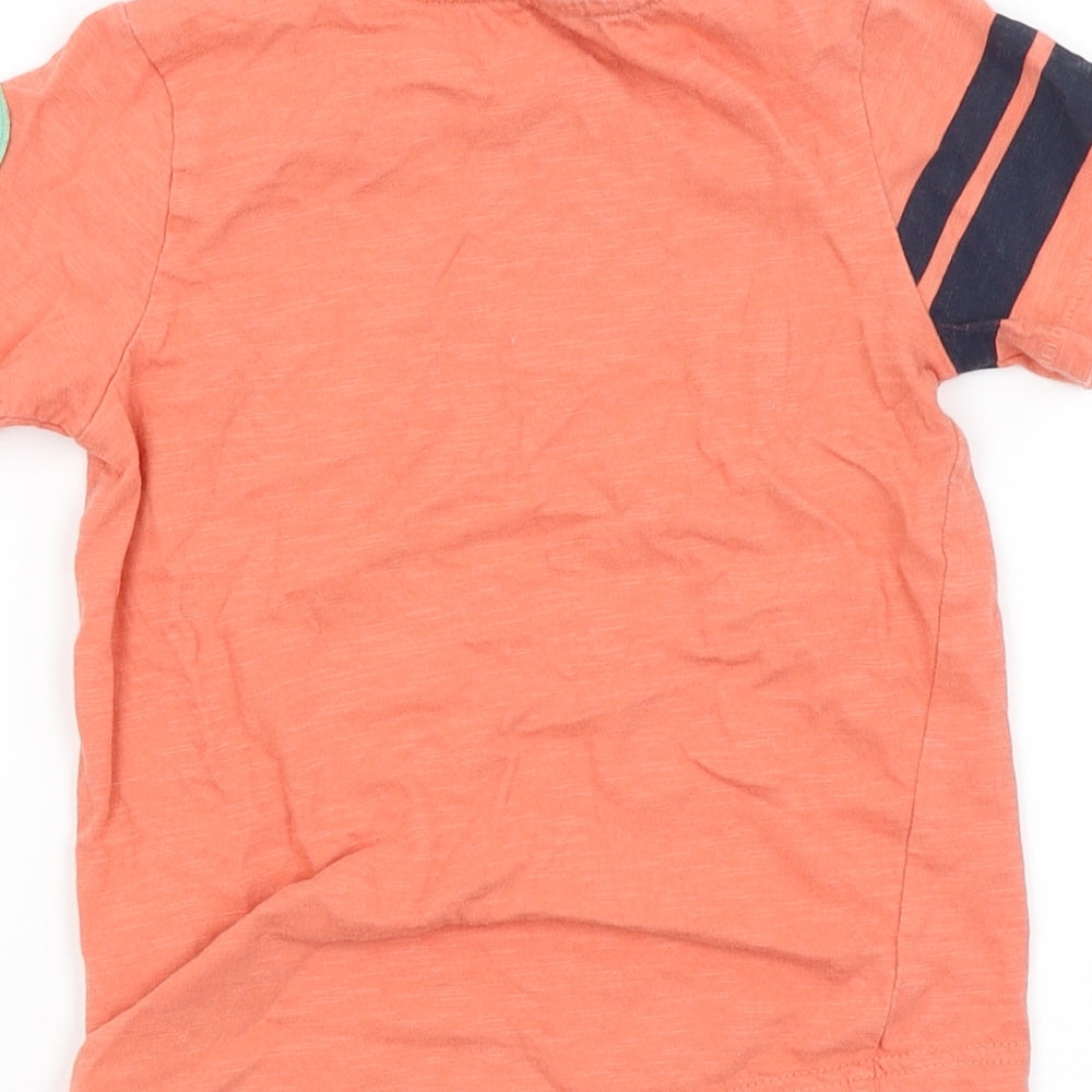 Nutmeg Boys Orange   Basic T-Shirt Size 3-4 Years