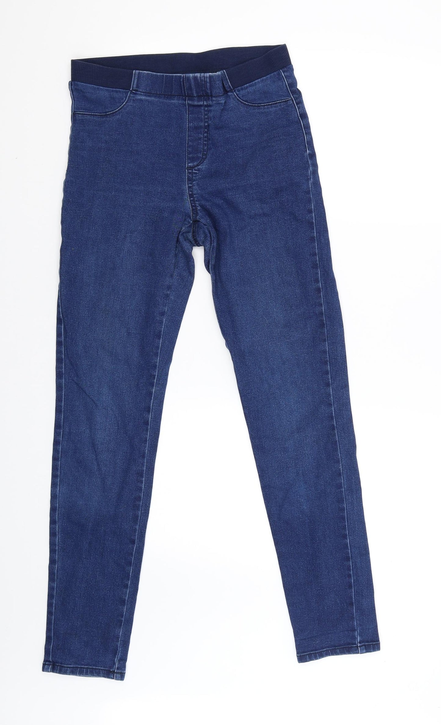 ESMARA Womens Blue   Jegging Trousers Size 8 L30 in