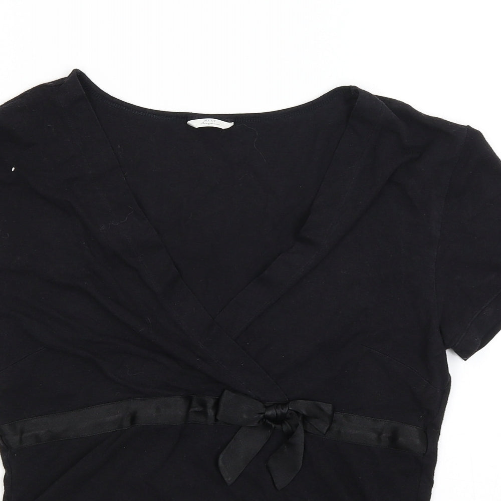 NEXT Womens Black   Basic Blouse Size 12