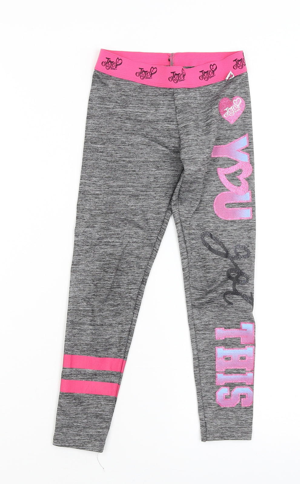jo jo Girls Grey   Jogger Trousers Size 7-8 Years