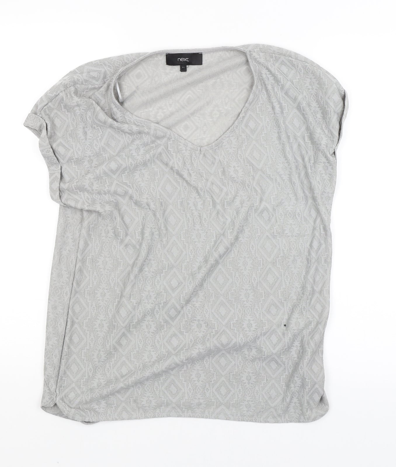 NEXT Womens Grey   Basic Blouse Size 12