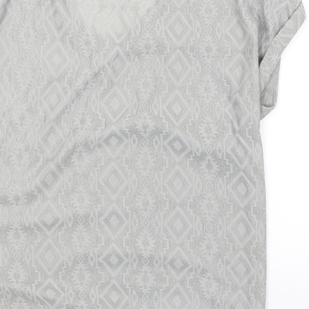 NEXT Womens Grey   Basic Blouse Size 12