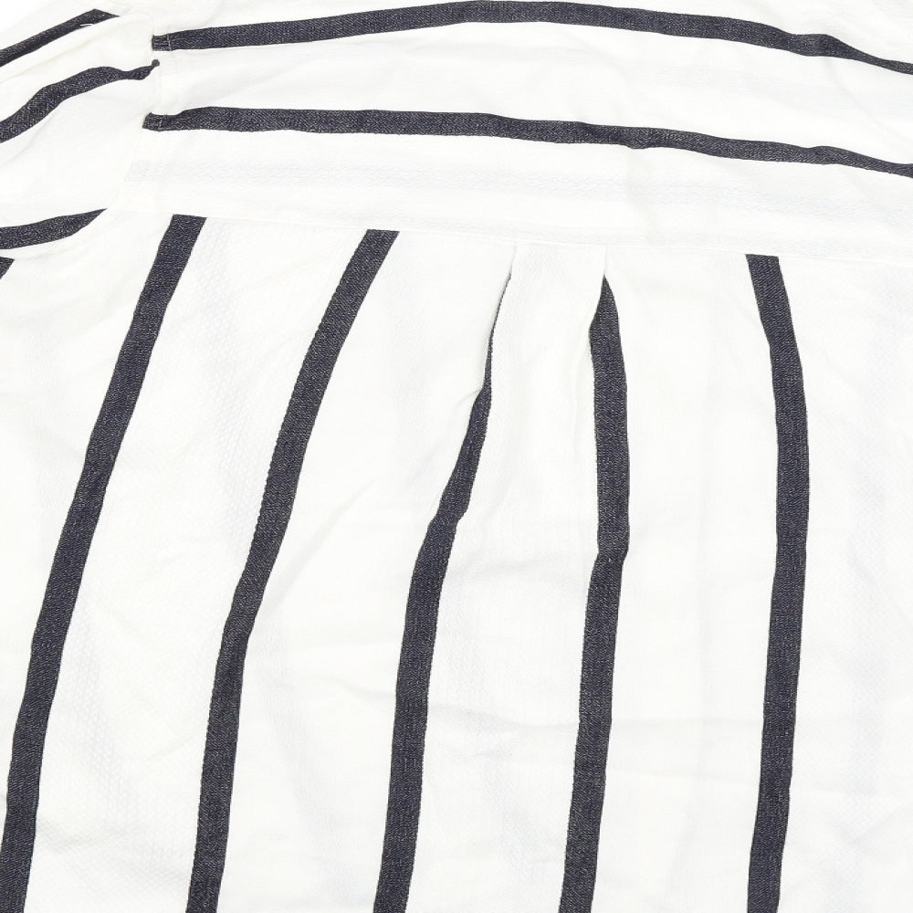 NEXT Womens White   Basic Button-Up Size 12