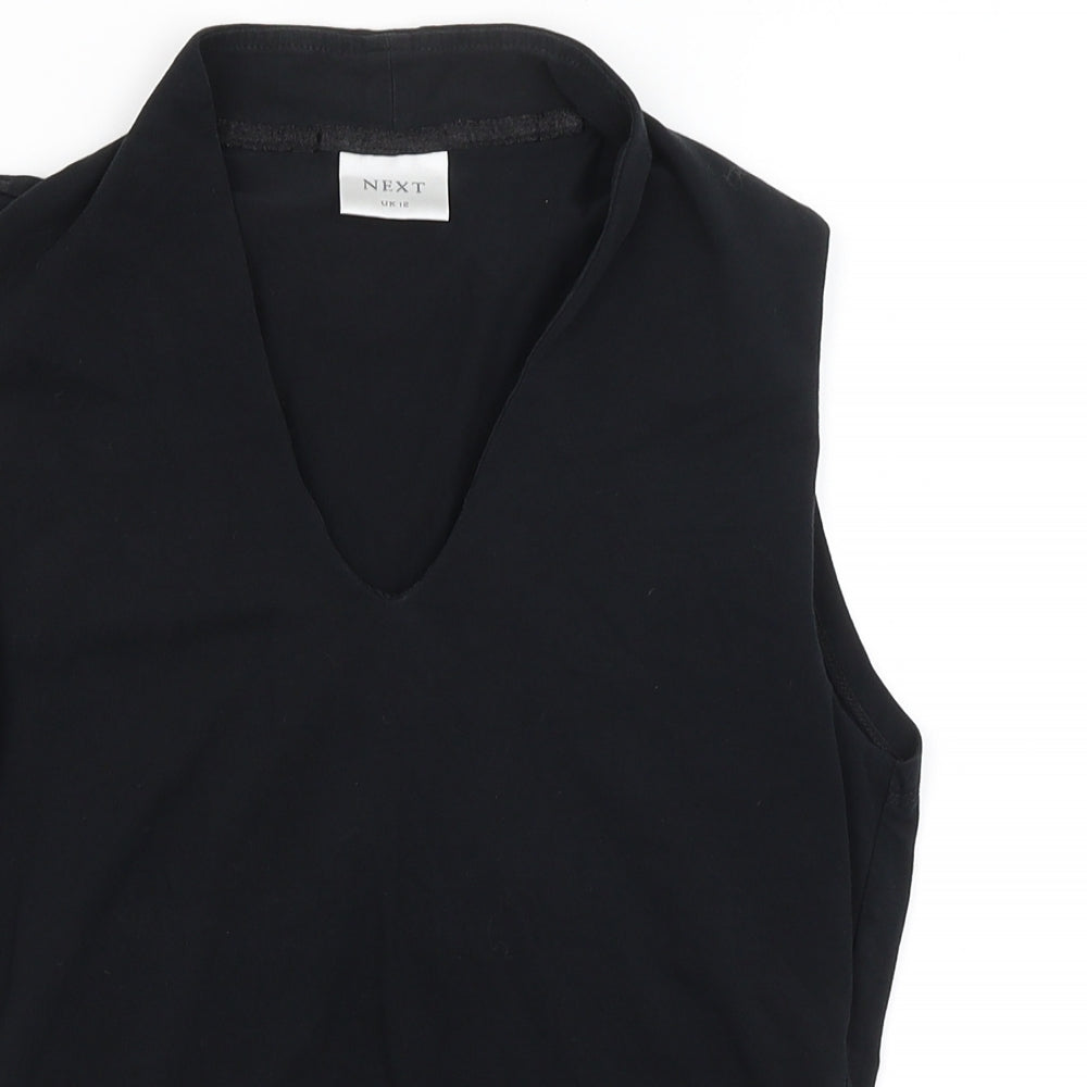 NEXT Womens Black   Basic Blouse Size 12